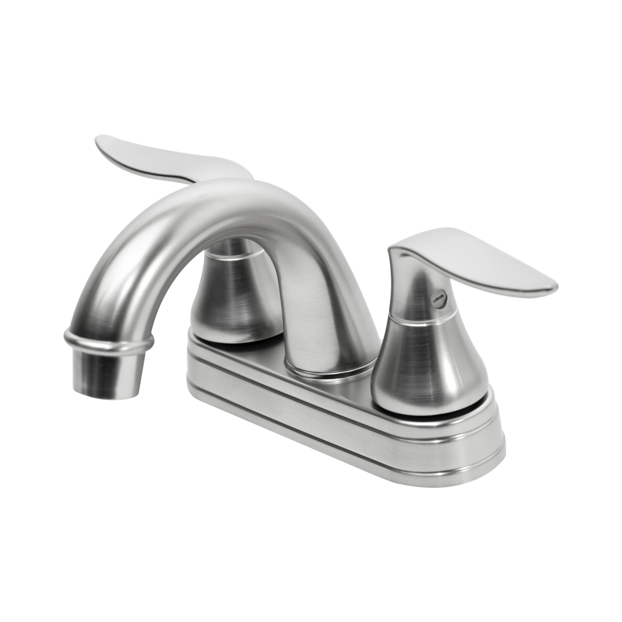 Dura Faucet RV Lavatory Faucet Elegant Arc Spout (Brushed Satin Nickel)