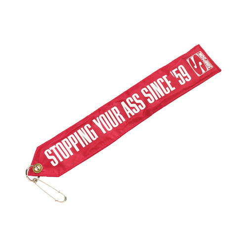 Racing Parachute Flag Simpson Racing - 2 inch x 16 inch - Red - Each