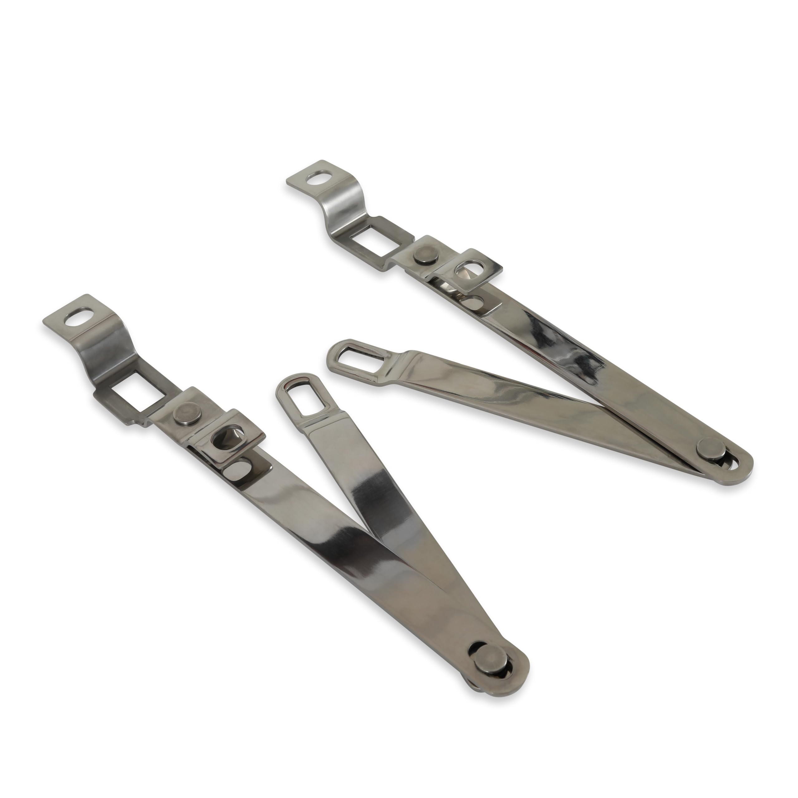 Tailgate Link Set Brothers Trucks A6458-76 - Fleetside - Stainless Steel - Pair