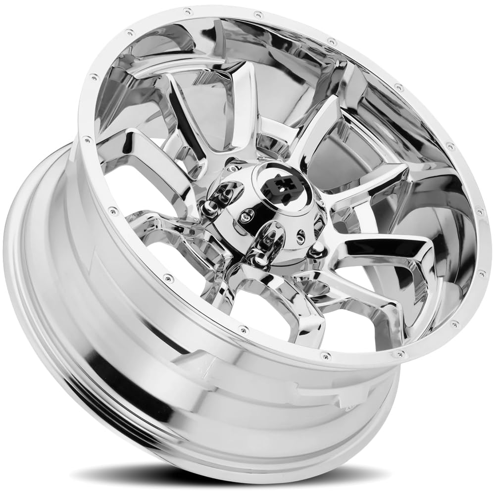 20" Inch VISION 5x139.7 Wheel Rim Bomb 415 20x9-12mm Chrome
