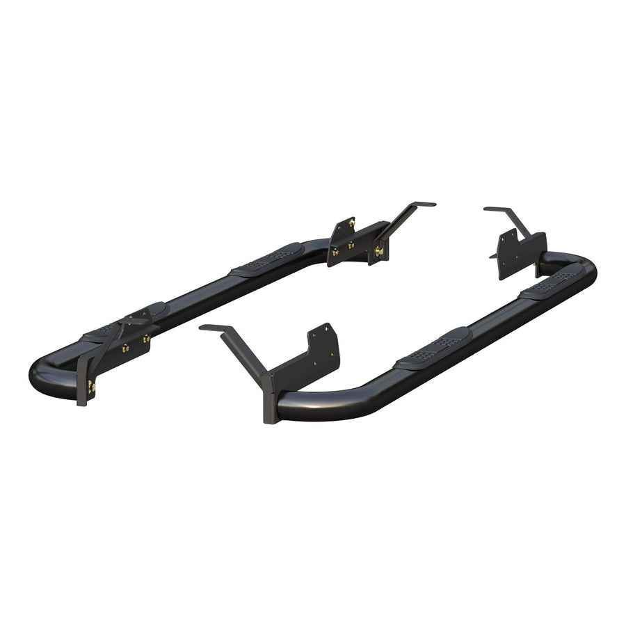 Black Stainless ARIES 215045 Side Bars Fits Ram 1500