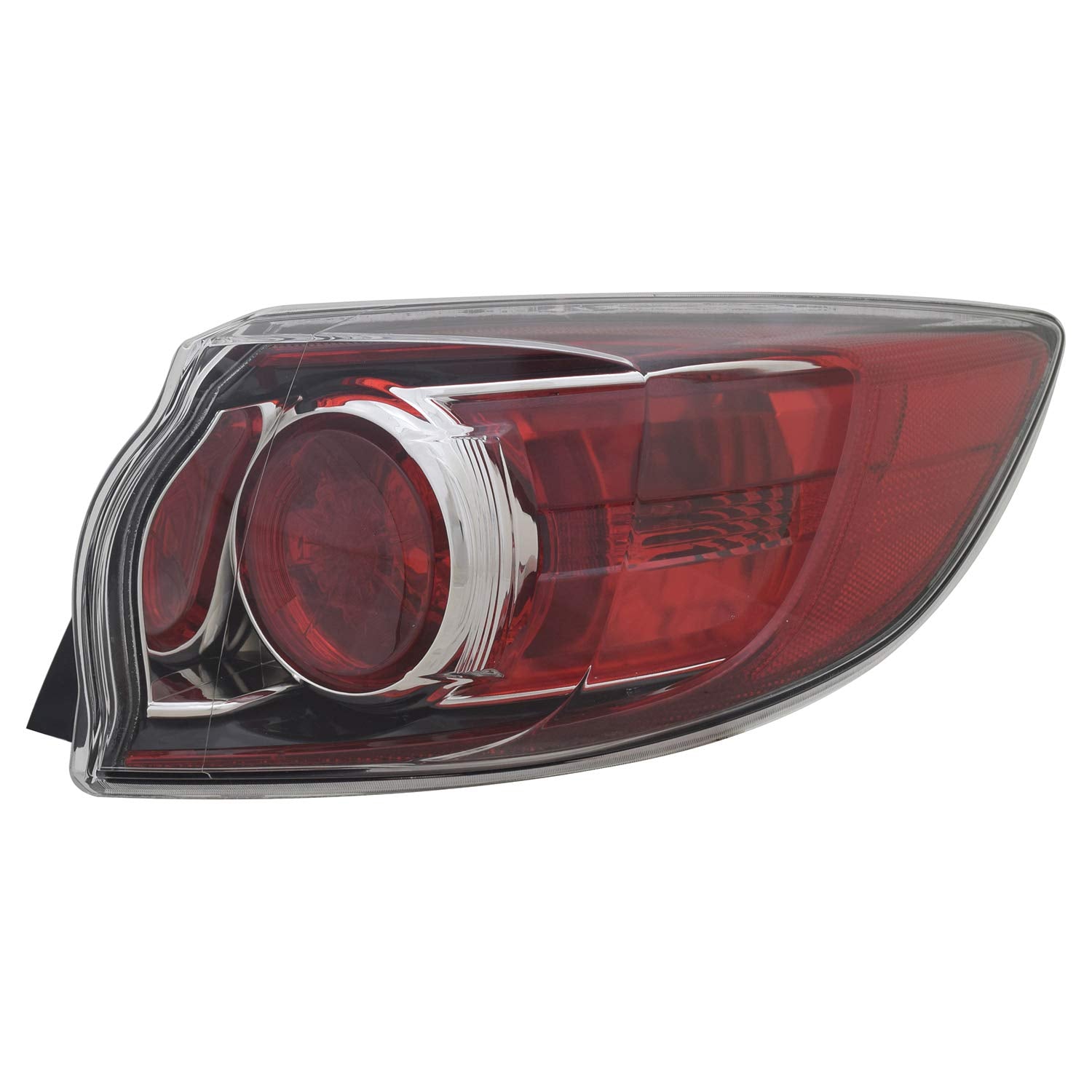 Right TYC Tail Light Assembly Compatible with 2010-2013 Mazda Mazda3