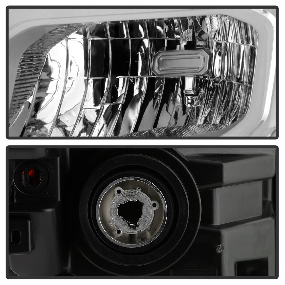 Nissan Titan 2016-2024 Spyder (OE) Halogen only (Do Not Fit Factory LED Headlight Model) Driver Side Headlight - Low Beam-H11(Included) ; High Beam-HB3(Included) ; Signal-7444NA(Included) - OEM Left