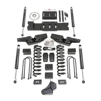 ReadyLIFT 49-19430 coil lift kit 4.5'' - front and rear track bar brackets, front coils and rear blocks, drop brackets w/Falcon shocks For Dodge/Ram 3500 4WD