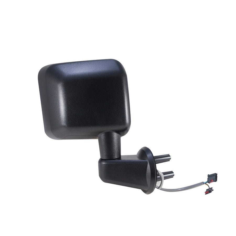 Fit System Mirror Passenger Side for Jeep Wrangler, Wrangler JK, Textured Black, Foldaway, Heated Power