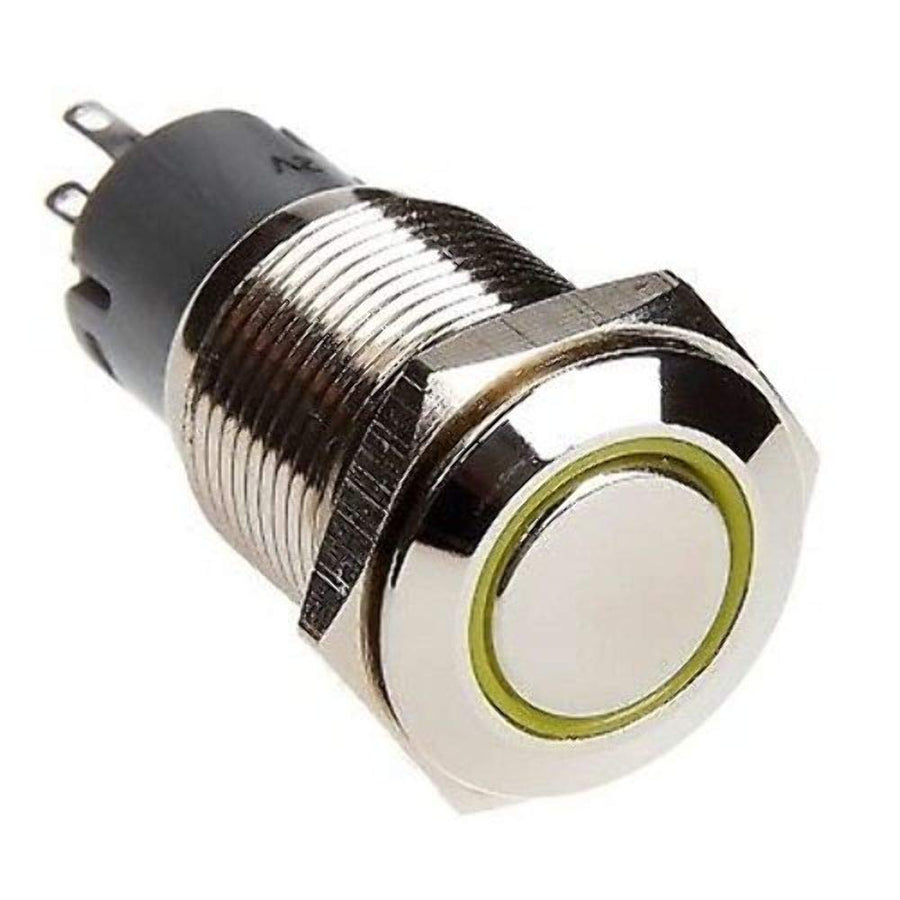 LED Momentary Switch Race Sport (RS-16MM-LEDY)