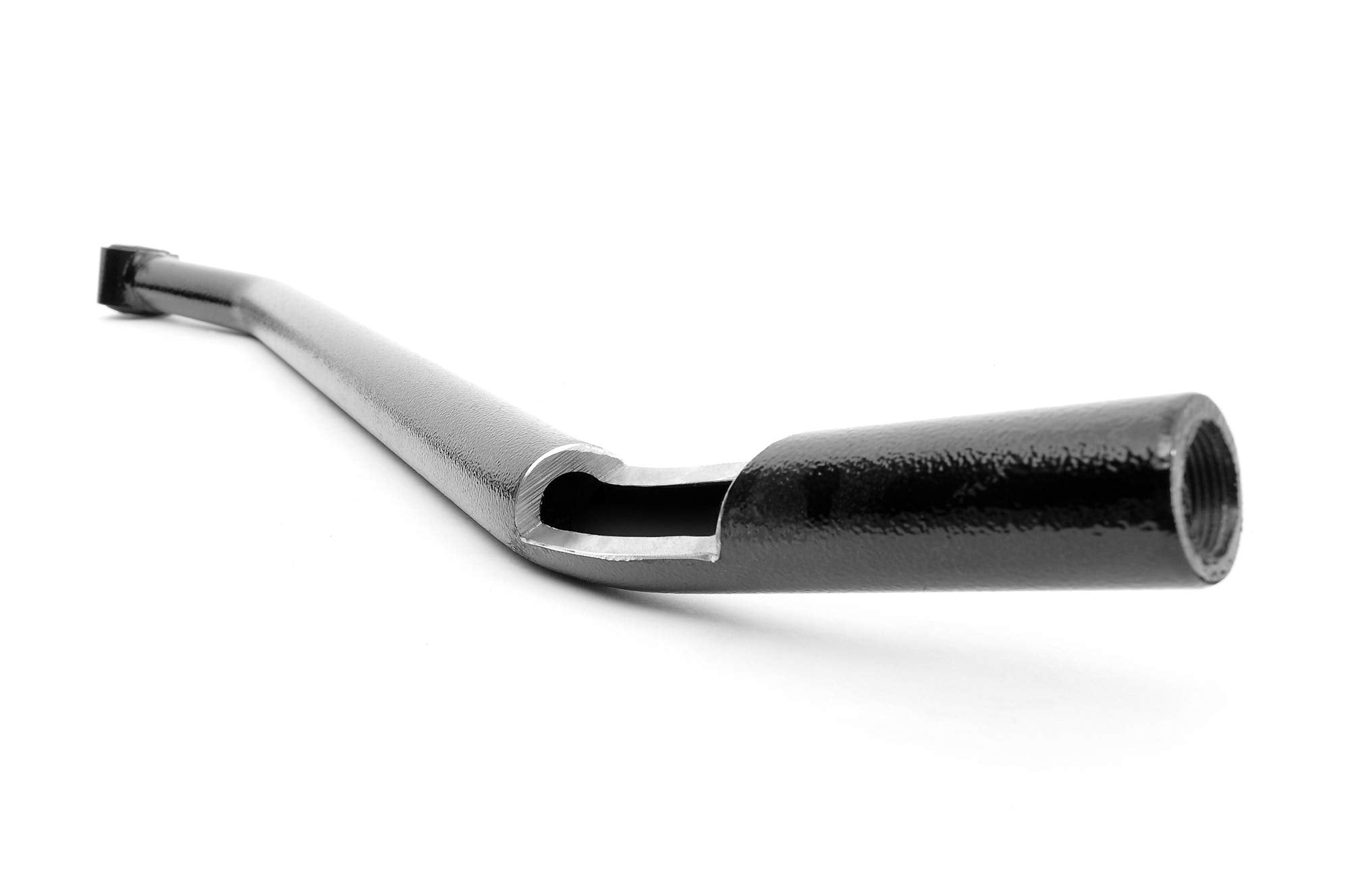 Forged Rough Country Adjustable Track Bar for 18-23 Jeep Wrangler JL/JT - 11061, Front, Black