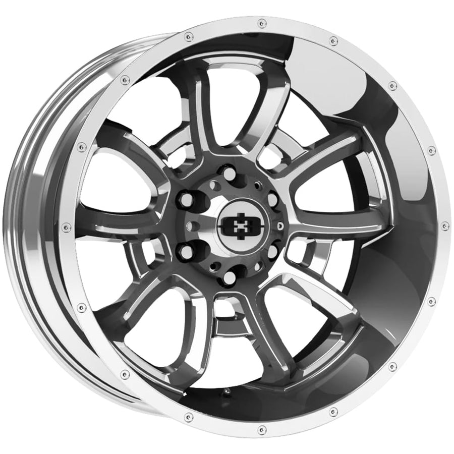 20" Inch VIS-VOR 415 Bomb 6x139.7 Wheel Rim 20x10-25mm Chrome