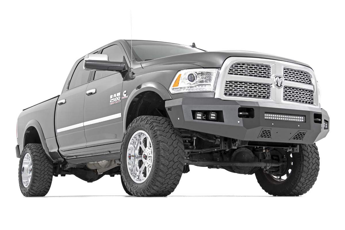 Rough Country LED Heavy Duty Front Bumper for 2010-2018 Ram 2500/3500-10785