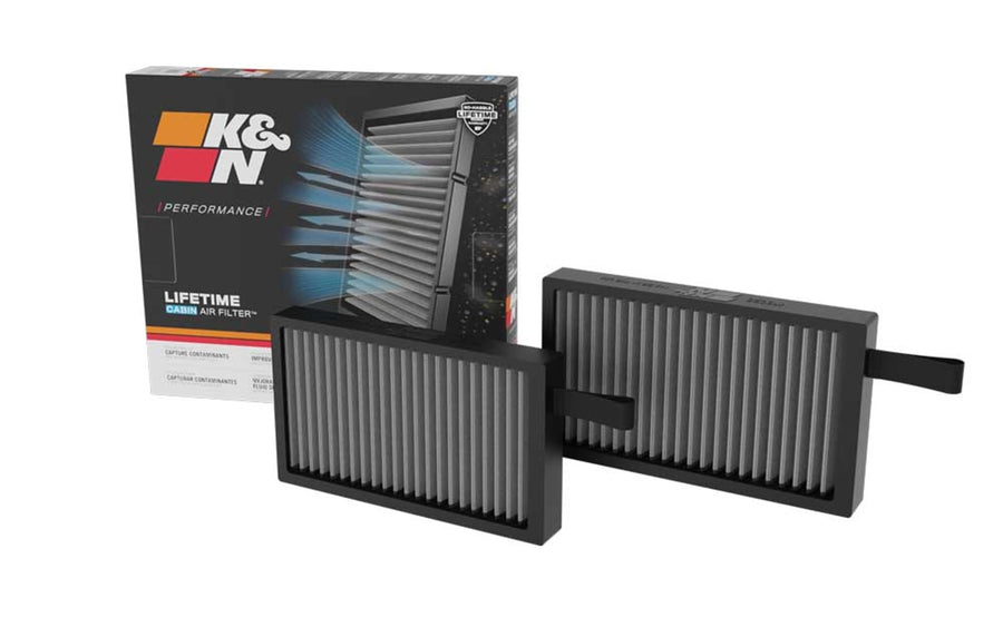 Cabin Air Filter K&N LIFETIME: Premium, Washable, Clean Air for your Cabin: Compatible with 2017-2023 Telsa: 3, Y, VF3023