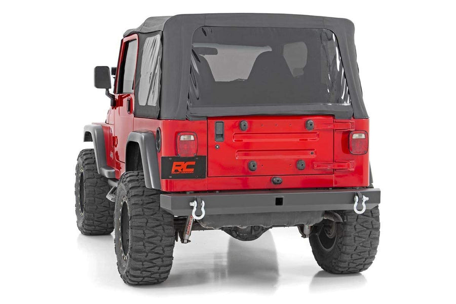 Rear Full Width Rough Country Bumper for 1987-2006 Jeep Wrangler TJ/YJ - 10591