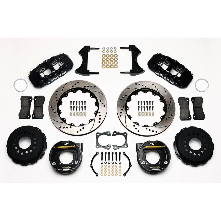 14.00" AERO4 Rear P-Brake Kit, Drilled