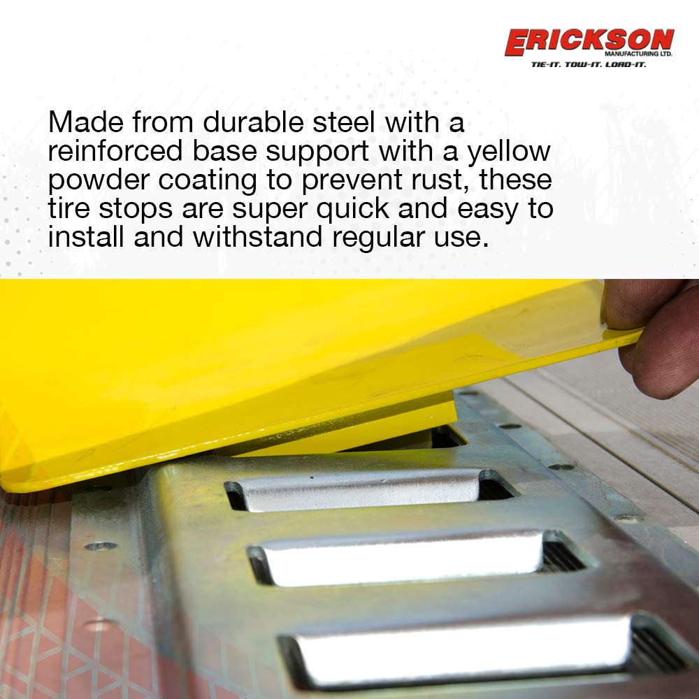 E-Track Erickson Moveable Wheel Chock,1 pk
