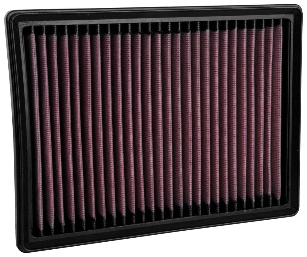 K&N Engine Air Filter: Replacement Car Air Filter, Washable, Clean Every 75,000 Miles, Reusable, Premium: Fits 2018-2020 RENAULT (Megane IV 1.8L) 33-3152