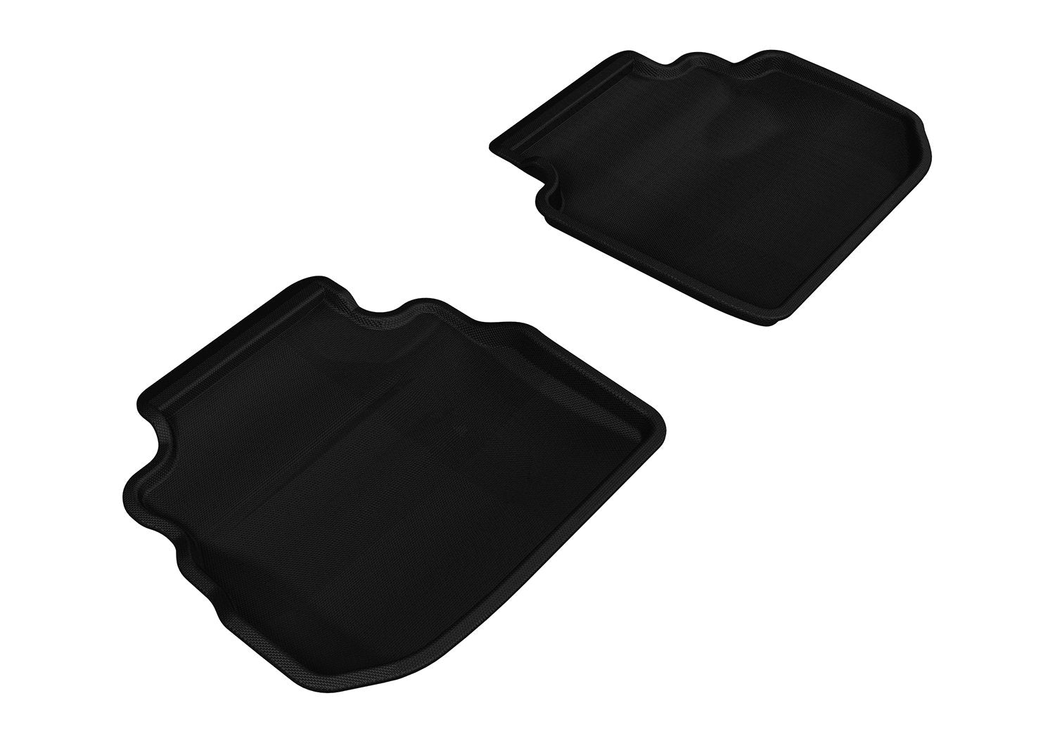 2006-2010 Infiniti M35 3D MAXpider Kagu 2nd Row Floormats - Black (L1IN01421509)