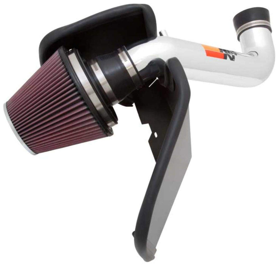 Cold Air Intake System K&N: High-Flow Air-Filter, Increase Performance & Horsepower: Compatible with 2005-2010 DODGE Dakota; 2006-2007 MITSUBISHI Raider, 77-1546KP