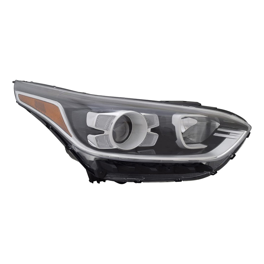 Right TYC Headlight Assembly Compatible with 2019-2021 Kia Forte
