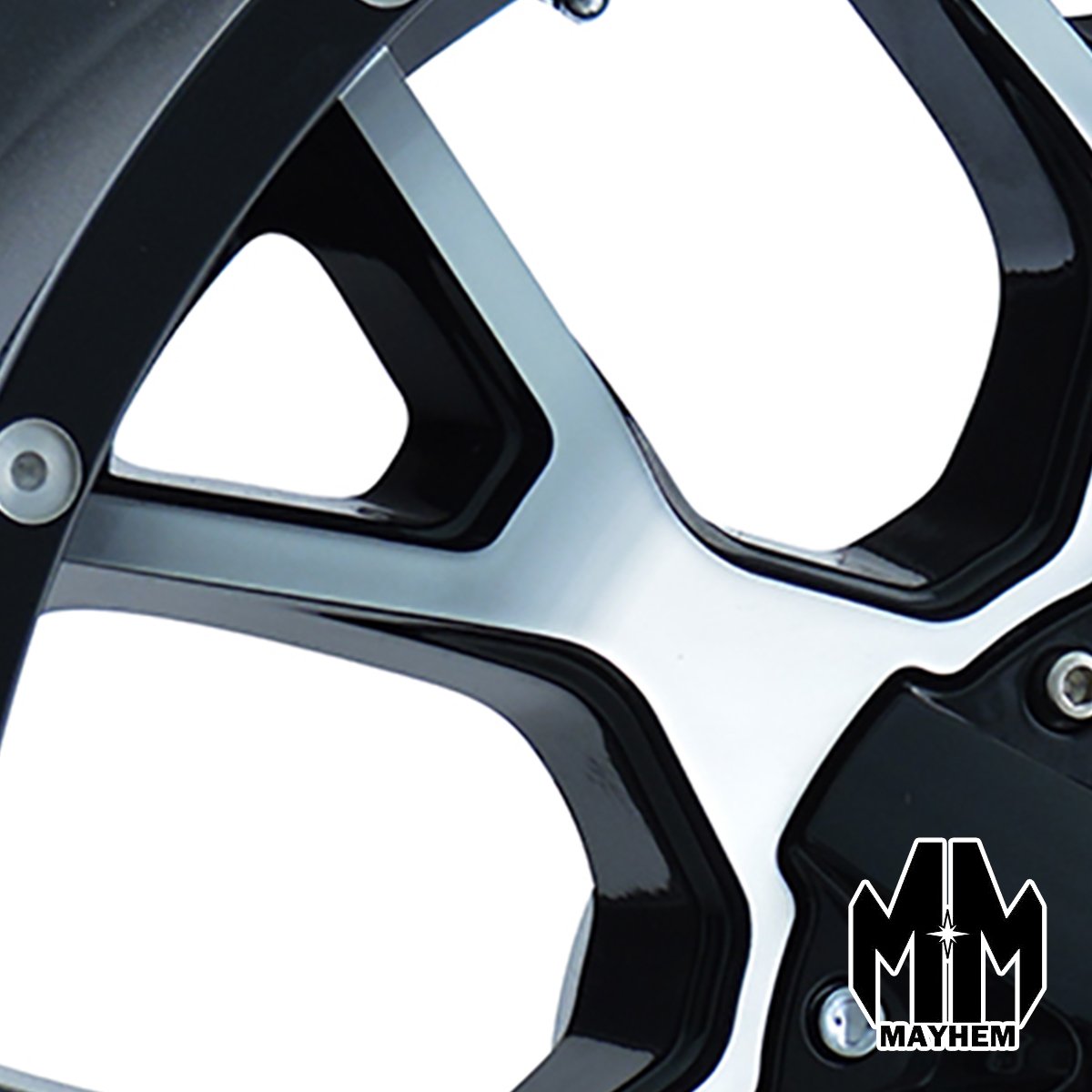 Warrior Mayhem 8015 Black Wheel with Machined Face (18x9"/8x180mm)