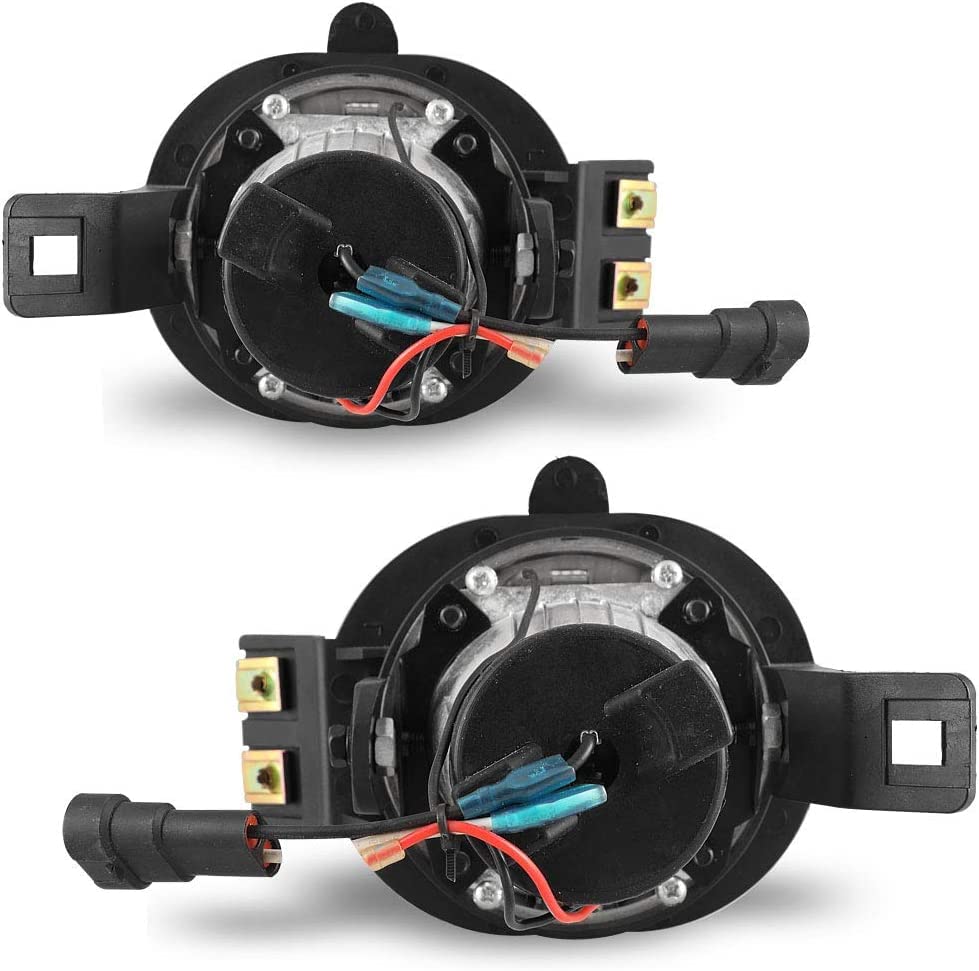 Winjet OEM Series WJ30-0065-09 for [2002-2008 Dodge RAM] [2004-2006 Dodge Durango] Driving Halo Ring Projector Fog Lights