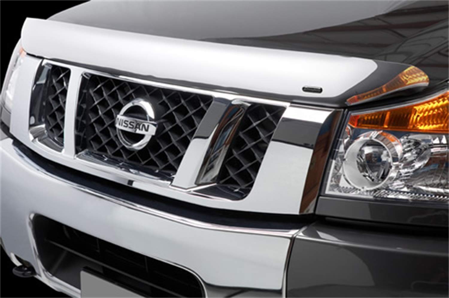 Vigilante Premium Hood Protector - Chrome Stampede 2005-2015 Nissan Armada