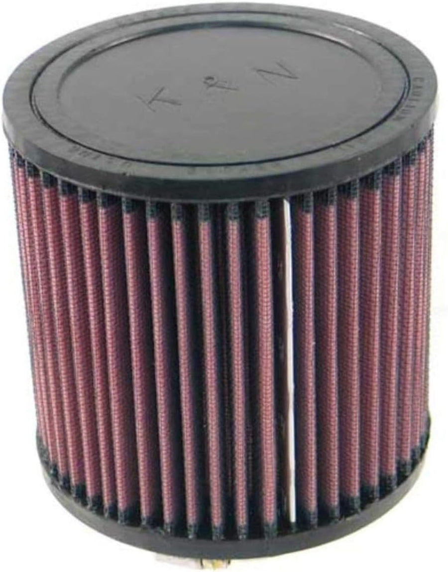 High-Flow K&N Original Lifetime Universal Clamp-On Air Filter: High Performance, Premium, Washable: Flange Diameter: 3 In, Filter Height: 5 In, Flange Length: 0.625 In, Shape: Round, RU-2430