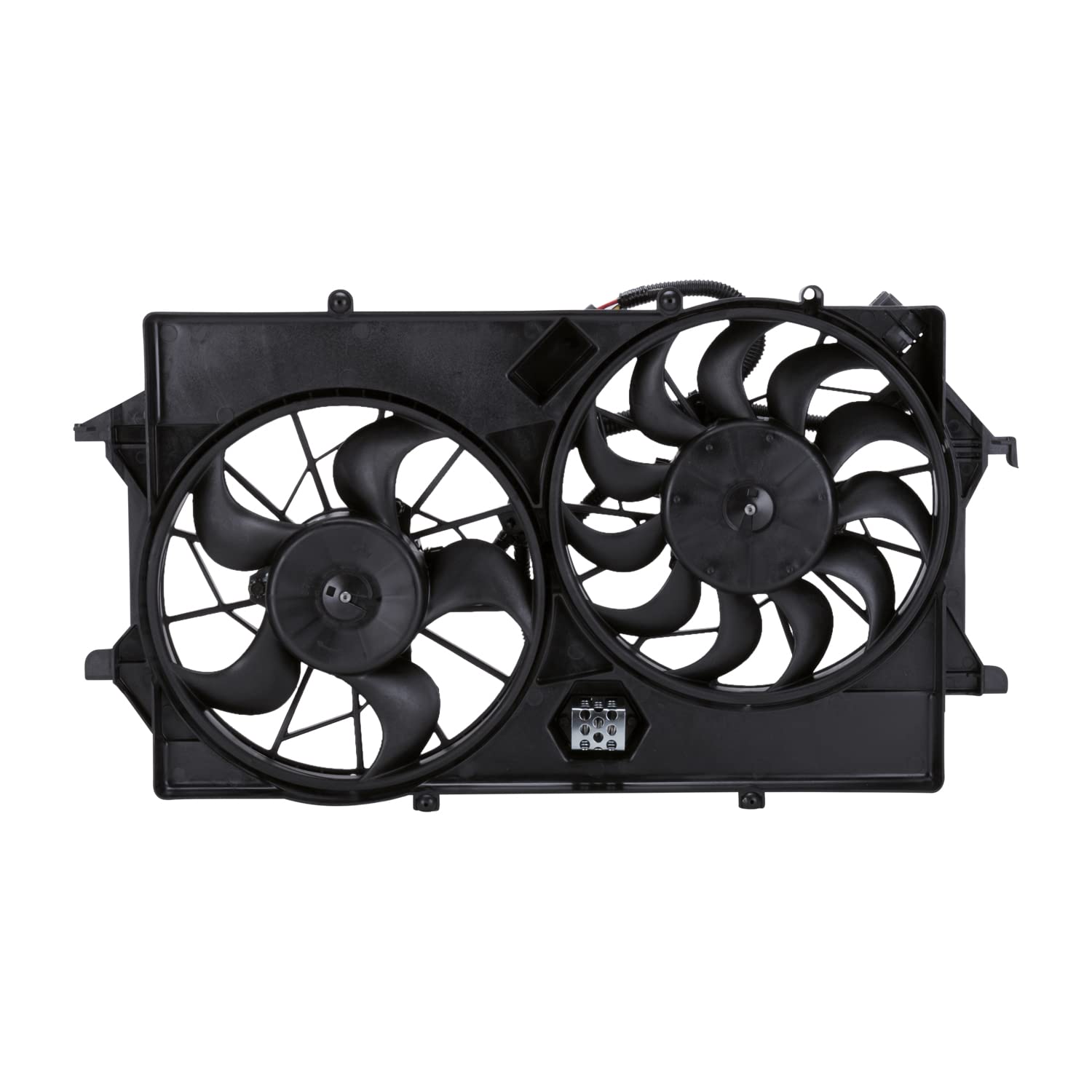 Cooling Fan Assembly TYC 621310 Compatible with 2005-2007 Ford Focus, Black