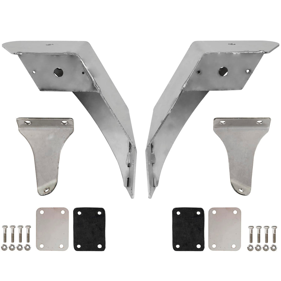 Buyers Products Plow Light Bracket Kit for MACK Granite Trucks 2020+ Use, Durable Stainless Steel Construction, Mounts Easily to Hood, MACK Granite Drump Truck Accessories
