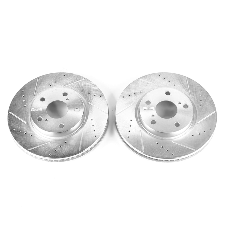 Drilled and Slotted Power Stop (JBR1147/1146XPR) Rotor