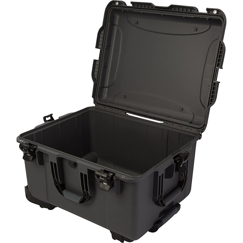 NANUK 960 Wheeled Series Lightweight NK-7 Resin Waterproof Protective Rolling Case with Foam, Graphite