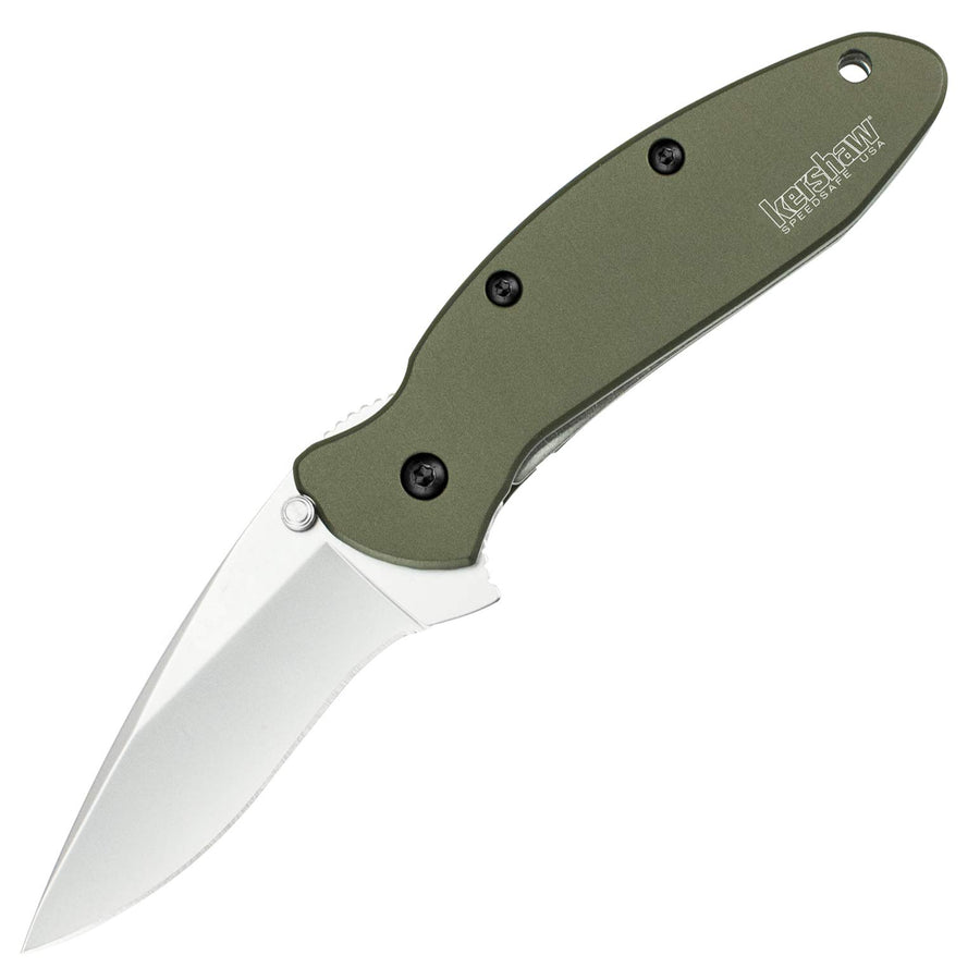 Kershaw 1620OLX Knives Scallion-Aluminum Olive Drab Clam