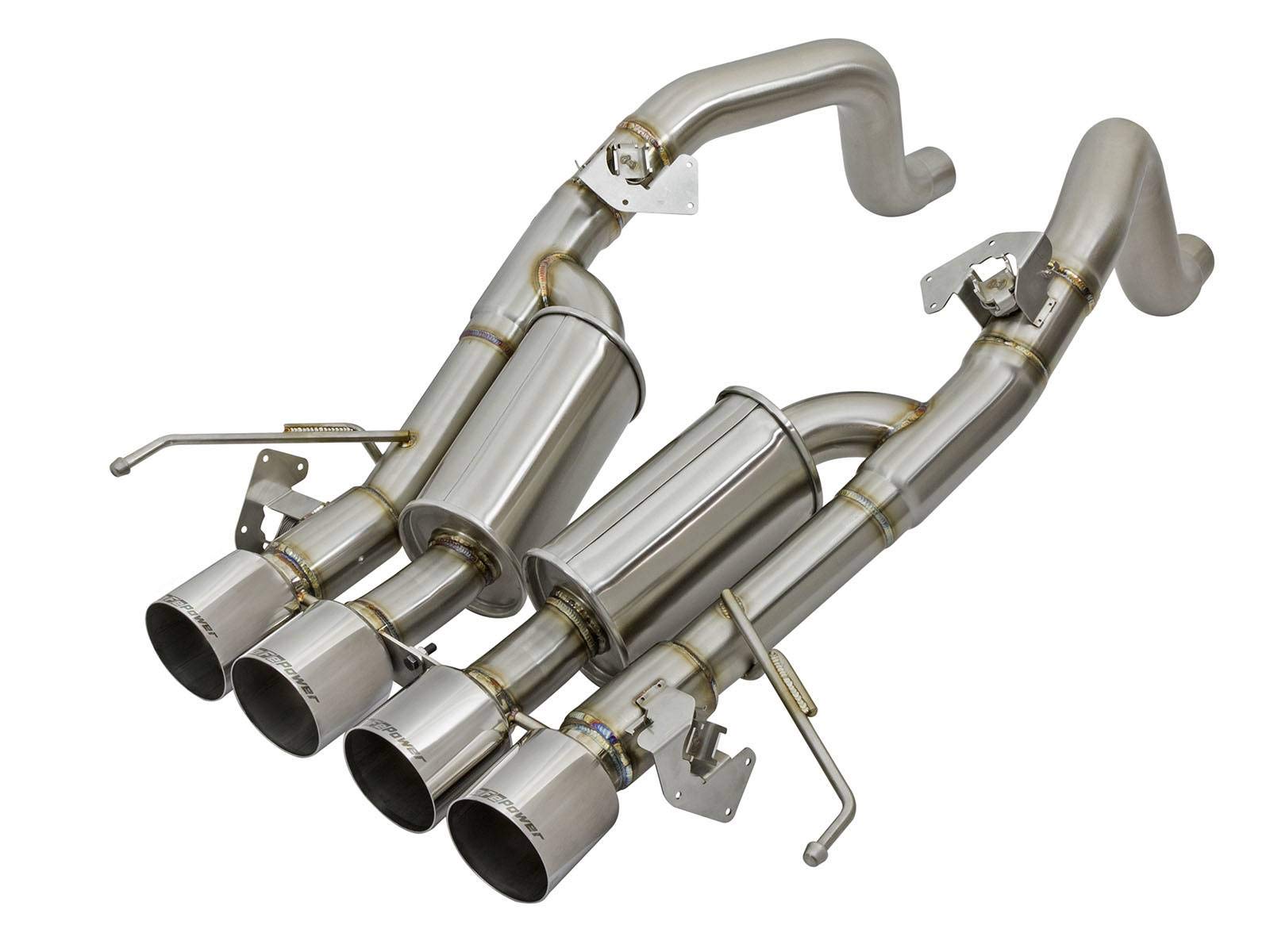 MACH Force-Xp Exhaust System aFe Power (for Chevrolet (3"-2.5", Axle-Back, Stainless Steel))