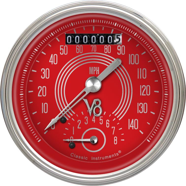 V8 Red Steelie V8RS20SHC 3 3/8" Ultimate