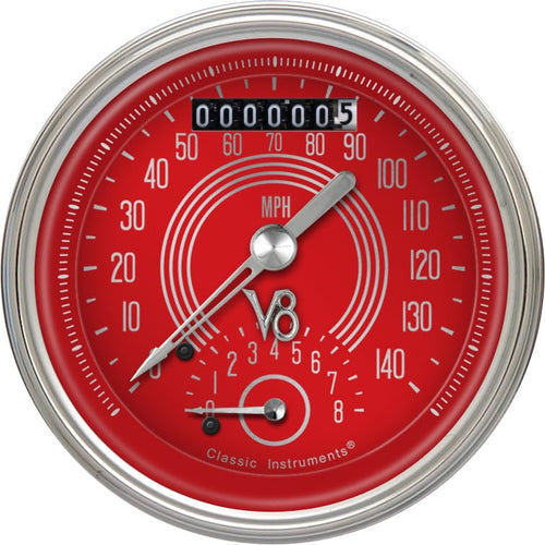 V8 Red Steelie V8RS20SHC 3 3/8" Ultimate