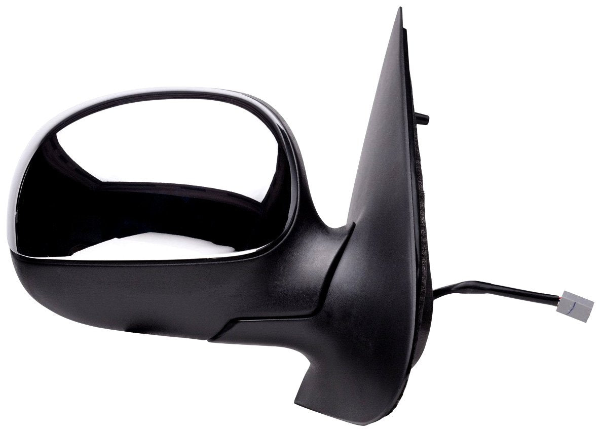 Fit System Mirror Passenger Side for Ford Expedition, Lincoln Navigator, w/o Signal, Black, w/Chrome Cover, Foldaway, Power