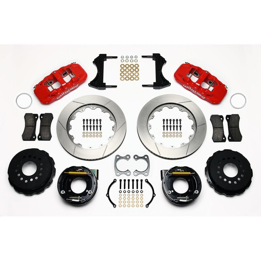 Red AERO4 Rear P-Brake Kit,14.00"