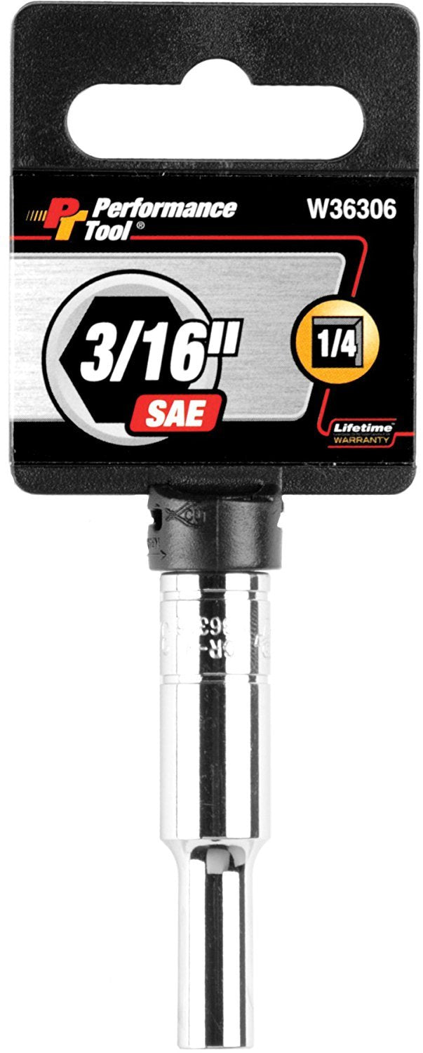 W36306 Performance Tool 3/16-Inch 12pt Socket