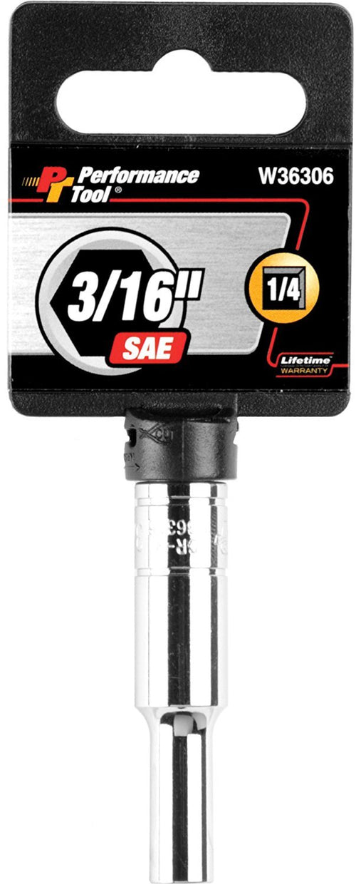 W36306 Performance Tool 3/16-Inch 12pt Socket
