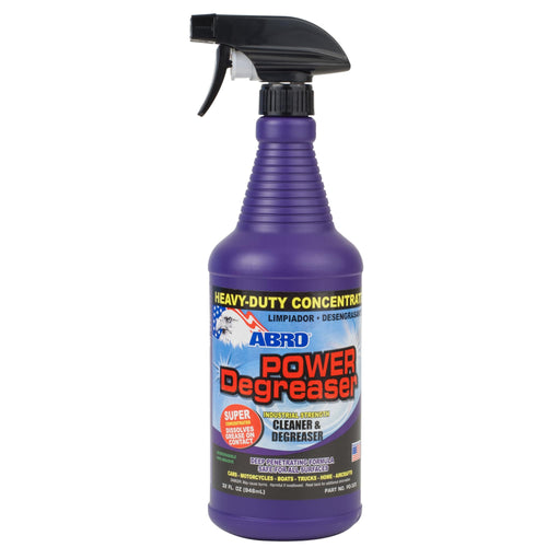 Heavy Duty ABRO Power Degreaser, High Performance Multifunctional Auto Engine Degreaser for Quick and Easy Removal of Grease, Oil, Dirt &Grime, Engine Cleaner & Car Metal Cleaner, 32 oz