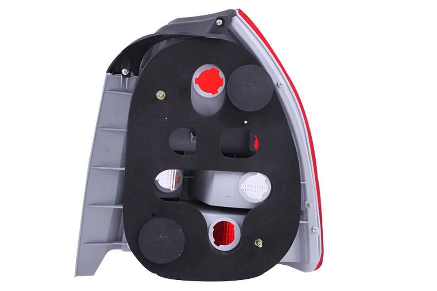 Honda Civic Anzo USA 221135 Red/Clear Tail Light Assembly - (Sold in Pairs)