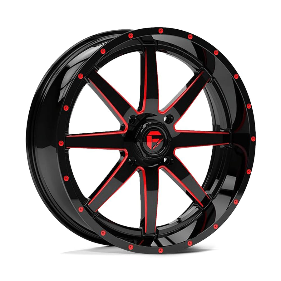 UTV Fuel Wheel D650 20X7 4X156 GL-BLK-MILL-RTTC 13MM