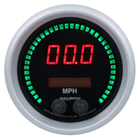 Speedo AutoMeter 6789-SC Gauge, 3 3/8", 260Mph / 260Kmh, Elec Program, Sport-Comp Elite Digital