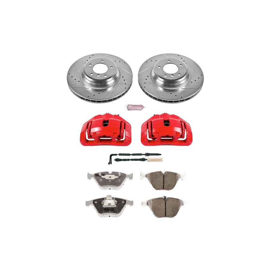 Power Stop Front KC5281-26 Z26 Street Warrior Brake Kit For BMW 335d 2009-2010, BMW 335i 2007-2010 [Model Specific]