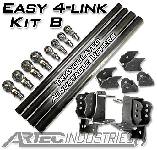 Artec Industries Easy 4 Link Kit LK0014-GNKQ B No Tube All 1.25" Rod Ends, 1 Pack