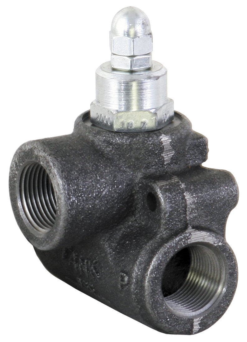 Buyers Products HRV07516 In-Line Valve Relief, 3/4 NPTF Port Size, 3 Port, 30 Max Flow Rate, 1501-3000 PSI Pressure Range, Hydraulic Accessories for Trucks & Trailers