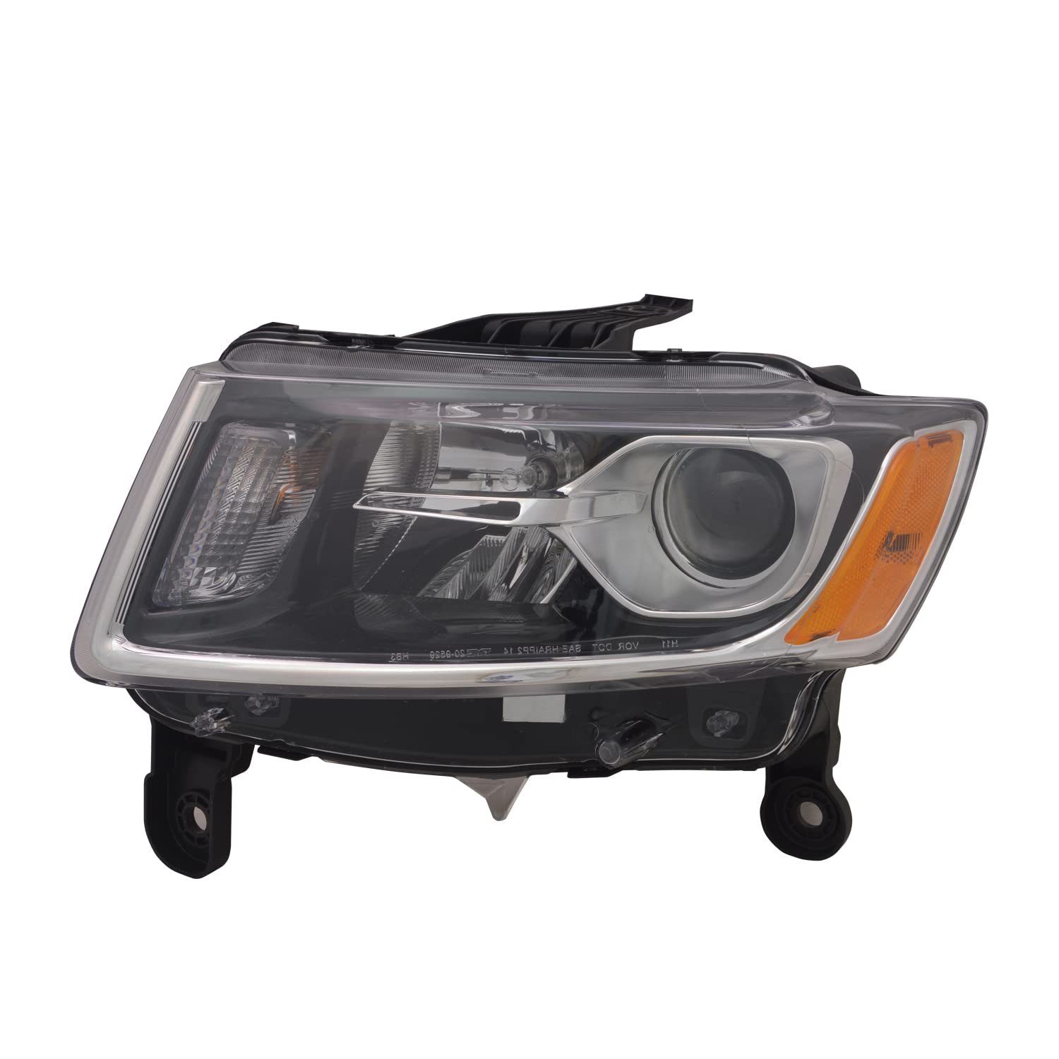Left TYC Headlight Assembly Compatible with 2014-2016 Jeep Grand Cherokee
