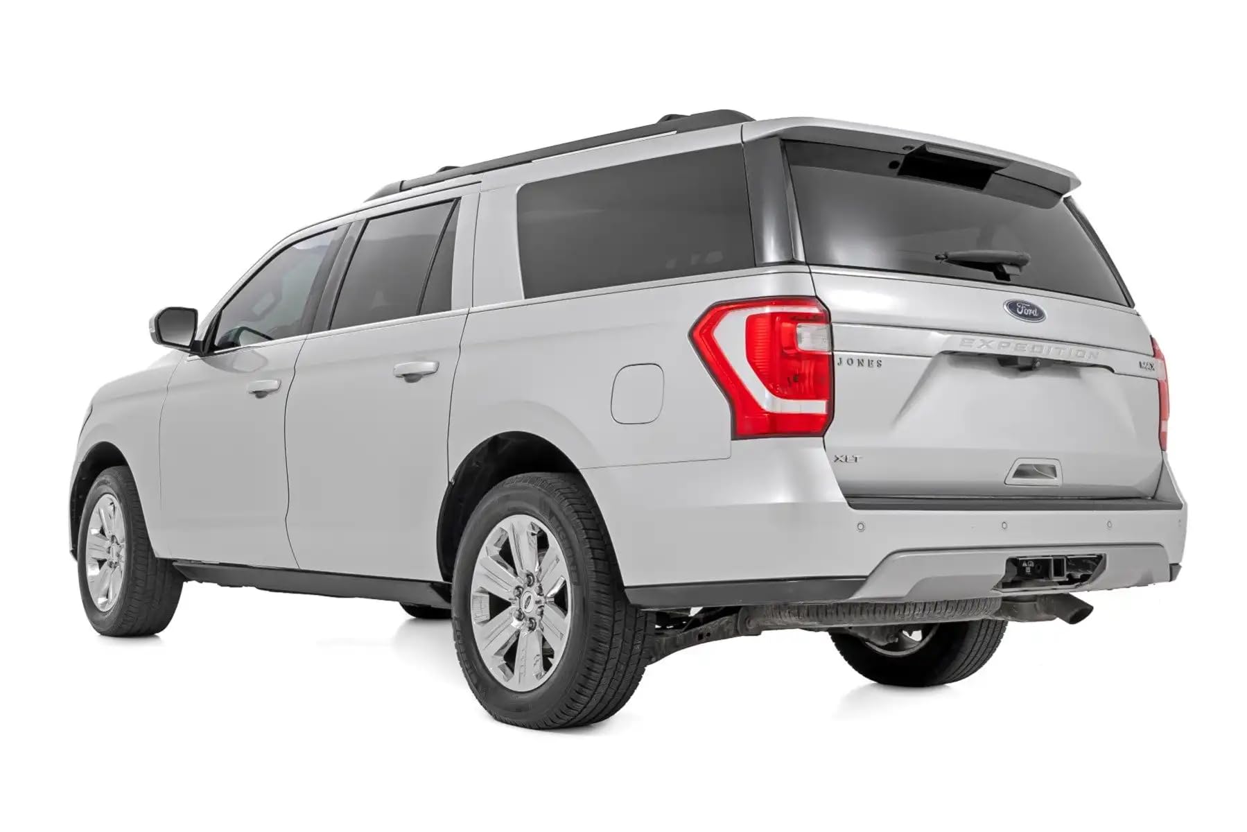Rough Country Power Running Boards with LED Step Lights for Expedition Ford (2018-2024) - Dual Motor Electric Powerstep Board & Retractable Steps