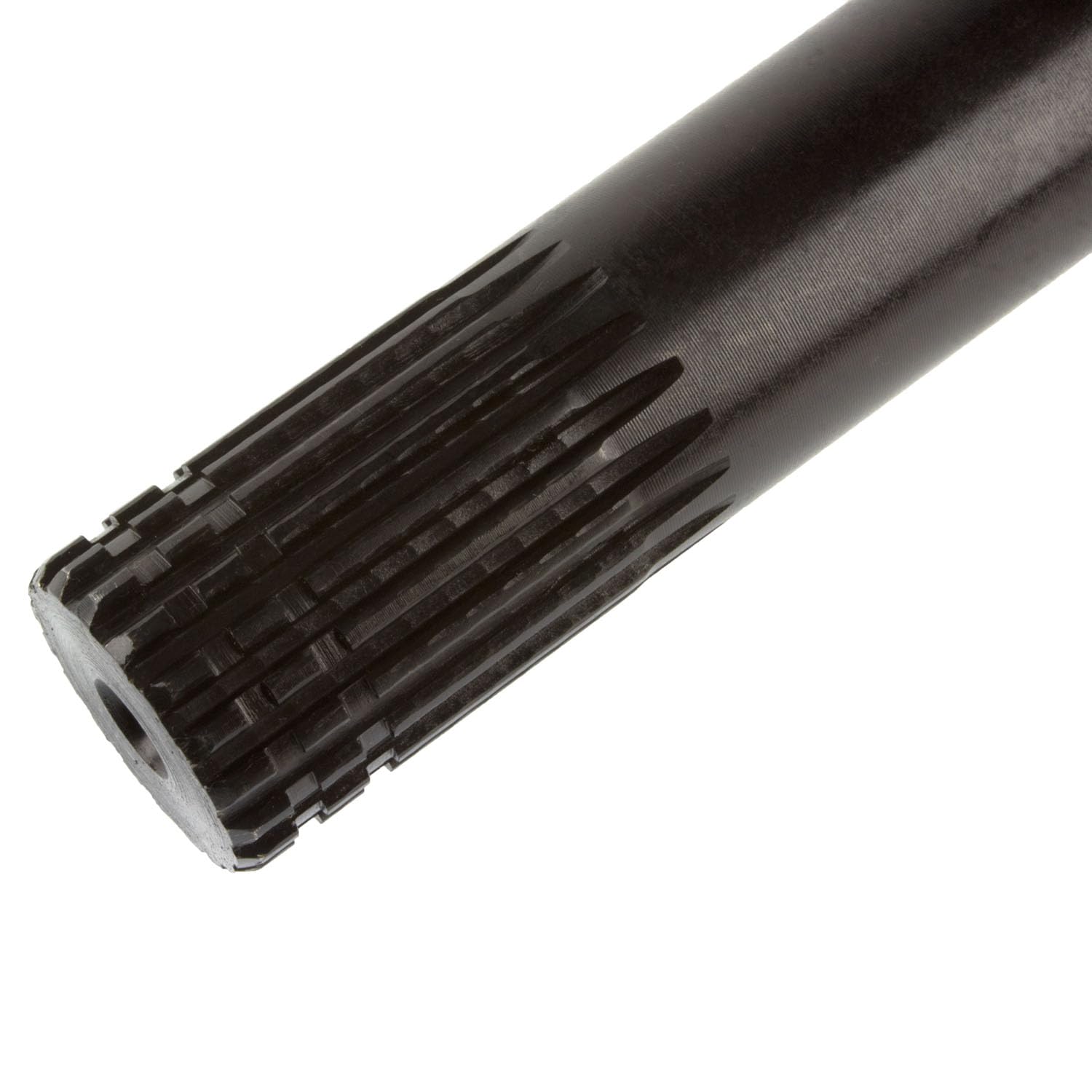 Drive Axle Shaft TEN Factory MG20114B – Right (Passenger) for Dana 44 Standard – 31.88" Length, 30 Spline, 4340 Chromoly – Uses 5-760X U-Joint – Fits 2003-2006 Jeep TJ, Wrangler – Black Oxide Finish