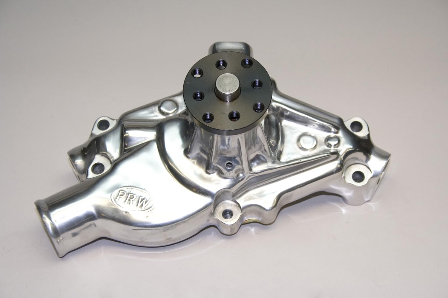3/4" Pilot Shaft PRW 1435012 Competition Plus Revised Polished Impeller Entry Aluminum Water Pump for Chevy SB 1955-95