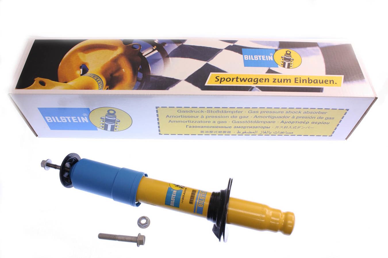 Bilstein Single Front B6 4600 Suspension Shock Absorber 24-103336 Fits 2001 2004 Bravada 2001 2009 TrailBlazer and Envoy SUV with Standard Chassis - Consistent Fade Free Performance