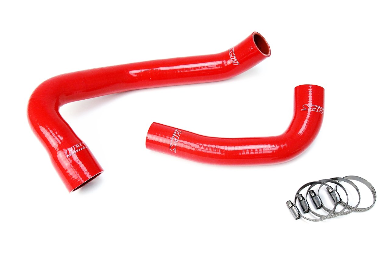 Red HPS 57-1688-RED Silicone Radiator Hose Kit Coolant, 1 Pack